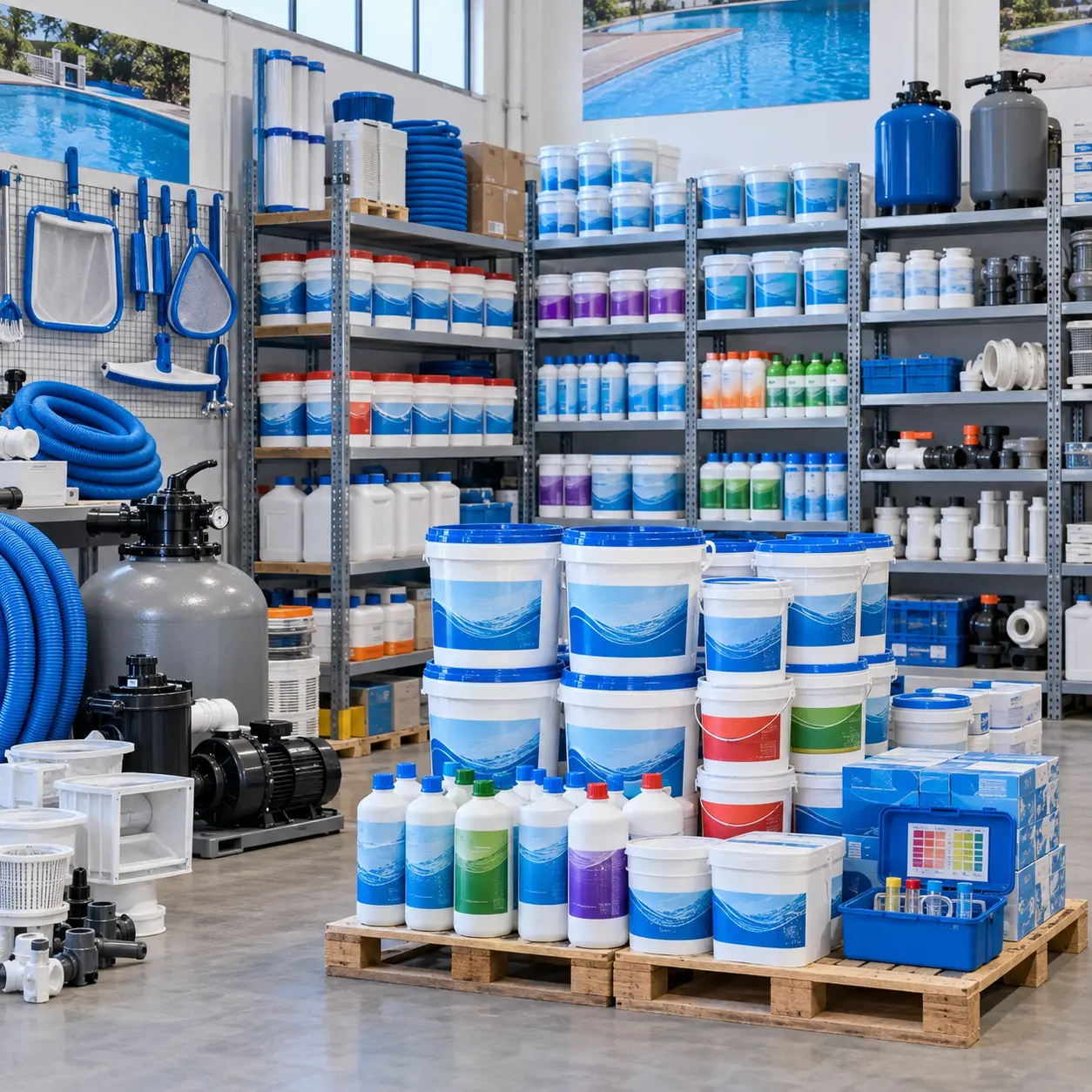 Peças, Equipamentos e Produtos Químicos